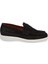 Siyah Hakiki Süet Deri Erkek Loafer - E24I1AY56785-A01 3