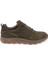 Yeşil Hakiki Nubuk Deri Erkek Sneaker - E24I1AY56904-G98 3