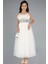 Askılı Beli Pullu Uzun Kız Çocuk Abiye ABU4830 1