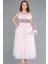 Askılı Beli Pullu Uzun Kız Çocuk Abiye ABU4830 1