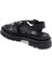 Siyah Hakiki Deri Kadın Sandalet - K24Y1SN67162-A23 2