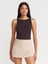 21048 Halter Yaka Top-Koyu Kahve 1