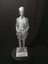 Starlab3dstudios Mustafa Kemal Atatürk Büstü (Gümüş Renk) (22CM) 1