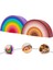Kırmızı Bebek Tarzı Bebek Gökkuşağı Renkleri Silikon Yığma Oyuncağı Montessori Yaratıcı Oyuncaklar Bpa Free Gıda Sınıfı Silikon Erken Eğitim Çocuk Hediyeleri (Yurt Dışından) 2