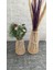 Halatlı Dekoratif Bambu Vazo Ikili Set (25 cm - 38 Cm) 1