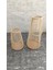 Halatlı Dekoratif Bambu Vazo Ikili Set (25 cm - 38 Cm) 2