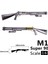 Benelli M1 Super Ot Tüfek Montaj Modeli Oyuncak Yapı Taşları Eylem Figürleri Için (Yurt Dışından) 3