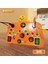 Montessori Meşgul Tahta Duyusal Oyuncaklar Karikatür LED Işık Anahtarı Kontrol Kurulu Seyahat Aktiviteleri Çocuk Oyun 2-4 Yaş Renk: Sarı Ördek (Yurt Dışından) 1