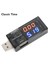 USB Akım ve Gerilim Dedektörü Test Cihazı USB Metre Gerilim Ölçer Test Cihazı Çift Masa Ekran Akü Voltajı Monitörü (Yurt Dışından) 1