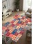 Bordo Kilim Patchwork Desenli Halı Kilim Desenli Halı Dijital Baskılı Dokuma Tabalı Kaymaz Yıkanabilir Salon Halısı 1
