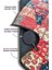 Bordo Kilim Patchwork Desenli Halı Kilim Desenli Halı Dijital Baskılı Dokuma Tabalı Kaymaz Yıkanabilir Salon Halısı 5