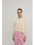 Kadın Vanilya Renk Basic Sweatshirt 2