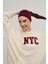Kadın Vanilya Nyc Baskılı Sweatshirt 1