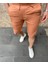 Erkek Jogger Kremit Renk Kısa Pantolon Slim Fit | Agustini 1