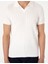 Erkek Ekru Slim Fit %100 Pamuk Polo Yaka Triko Tişört 50307334-VR019 6