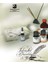Rohrer&klingner Kaligrafi Mürekkebi Zeichentusche 29-Airbrush-Fırça-Divit-Sulu Boya 50ML-801-SILVER 5
