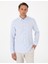 Erkek Açık Mavi Oxford Slim Fit Kolay Ütülenebilir Gömlek 50306996-VR003 1