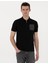 Erkek Siyah Slim Fit Polo Yaka Tişört 50307929-VR046 1