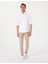 Erkek Beyaz Oxford Slim Fit Kolay Ütülenebilir Gömlek 50306996-VR013 4