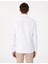 Erkek Beyaz Oxford Slim Fit Kolay Ütülenebilir Gömlek 50306996-VR013 5