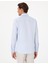 Erkek Açık Mavi Oxford Slim Fit Kolay Ütülenebilir Gömlek 50306996-VR003 5