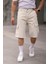Erkek Slim Fit Kargo Cepli Kapri Şort 1