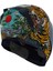 Airflite Edo Mıps Kapalı Motosiklet Kaskı Siyah Mavi Gri Turuncu 5