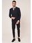 Lacivert Beyaz Çizgili,kruvaze Takım Elbise Slim Fit Italyan Stil | Agustini 1