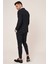 Lacivert Beyaz Çizgili,kruvaze Takım Elbise Slim Fit Italyan Stil | Agustini 4
