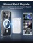 Apple iPhone 16 Kılıf + Ekran Koruyucu Set Halolock Magsafe Classic Hybrid Silikon - Buzlu Siyah 4