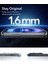 Apple iPhone 16 Kılıf + Ekran Koruyucu Set Halolock Magsafe Classic Hybrid Silikon - Buzlu Siyah 5