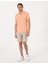 Erkek Vizon Slim Fit Gofre Dokuma Şort 50309644-VR052 3