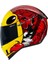 Airform Brozak Mıps Kapalı Motosiklet Kaskı Kırmızı Sarı 2