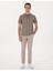 Erkek Bej Slim Fit Kanvas Pantolon 50308077-VR011 3