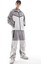 Tech Windrunner Woven Full Zip Loose Fit Jacket Erkek Bol Kesim Paraşüt Kumaş Kapüşonlu Ceket Gri 4