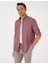 Erkek Bordo Oxford Slim Fit Kolay Ütülenebilir Gömlek 50306996-VR014 1