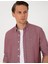 Erkek Bordo Oxford Slim Fit Kolay Ütülenebilir Gömlek 50306996-VR014 2