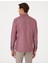 Erkek Bordo Oxford Slim Fit Kolay Ütülenebilir Gömlek 50306996-VR014 5