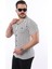 Erkek Kısa Kollu Slim Fit Yazlık Çizgili Gömlek 3