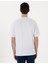 Erkek Beyaz Comfort Fit Bisiklet Yaka Tişört 50310076-VR013 5