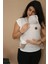 Premium Birinci Sınıf Pamuklu Esnek Wrap Sling Soft Bej (Babywearinge Özel Üretim Kumaş) 4