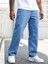 Erkek Casual Baggy Denim Jean Kot Pantolon 5