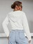 Kadın Siyah Beyaz 2’li Fitted Crop Kapşonlu Zip Fermuarlı Polar Hırka Sweatshirt 3