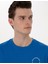 Erkek İndigo Comfort Fit Bisiklet Yaka Tişört 50310076-VR028 2
