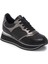 Siyah Hakiki Deri Kadın Sneaker - K24I1AY67119-A23 1