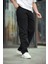 Erkek Baggy Rahat Kalıp Bel Lastikli Pantolon 1