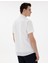 Erkek Beyaz Regular Fit Keten Karışımlı Kısa Kollu Gömlek 50284166-VR013 5