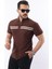 Erkek Kısa Kollu Slim Fit Yazlık Çift Çizgili Gömlek 1