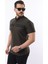 Erkek Kısa Kollu Slim Fit Yazlık Çift Çizgili Gömlek 2