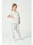Kız Çocuk Tavşan Desenli Pijama Takımı 1